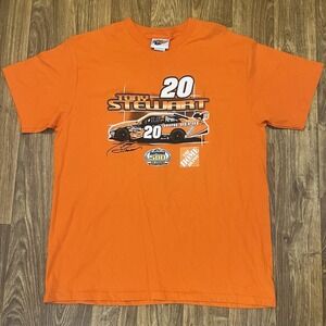 Vintage Tony Stewart Shirt Men Large Home Depot‎ Nascar Winners Circle 2002
